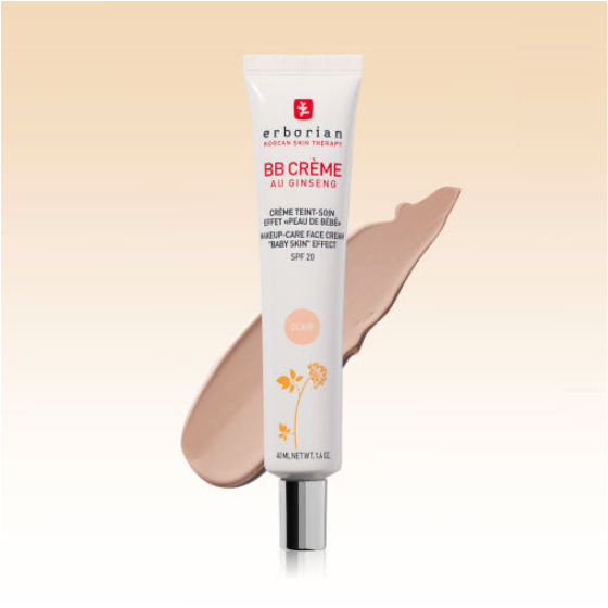 Erborian BB Creme 40ml - Ivoire, Clair, Nude