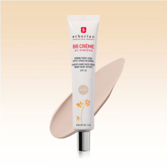 Erborian BB Creme 40ml - Ivoire, Clair, Nude